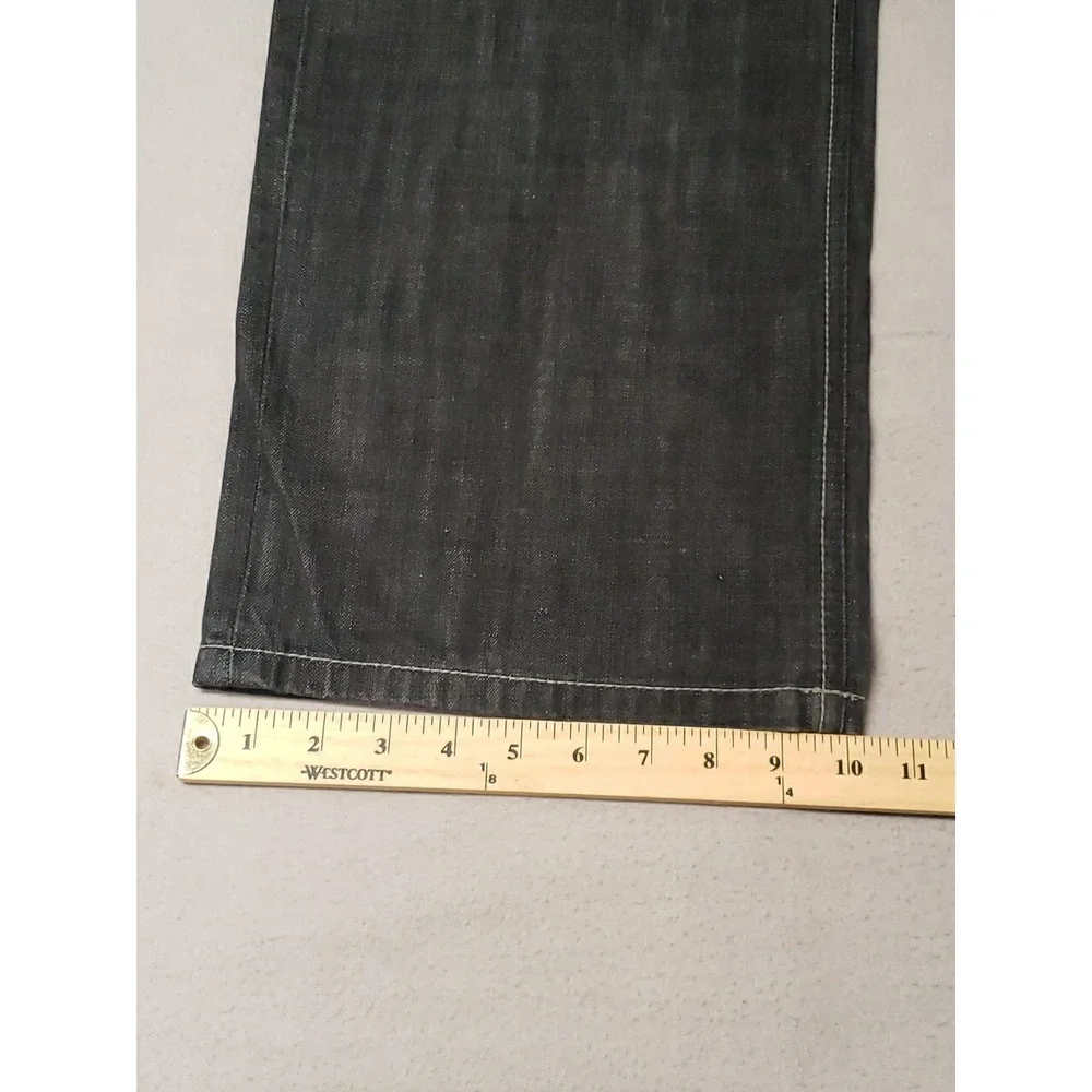 Parish‎ Jeans Men 44x30 black button fly loose relaxed hip hop street wear